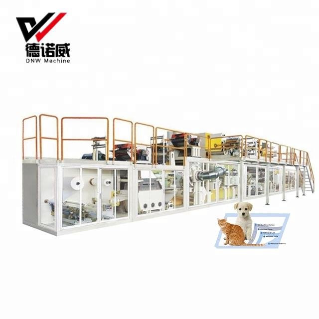 Factory supplier Incontinence semi servo under pad machine
