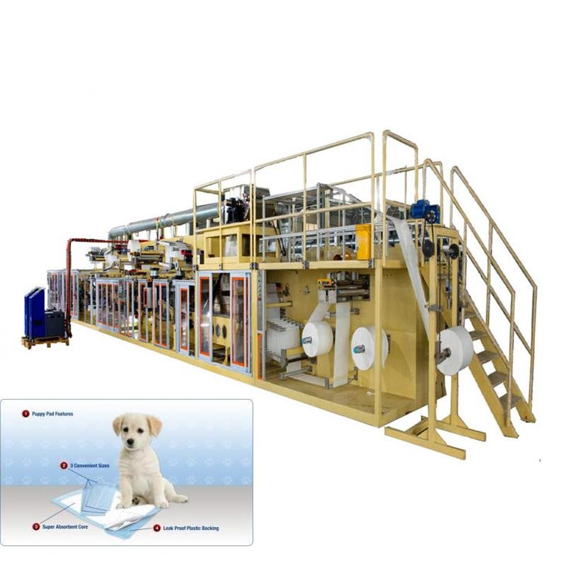 Reuseable Good Quality Semi Servo Under Pads Making Machine