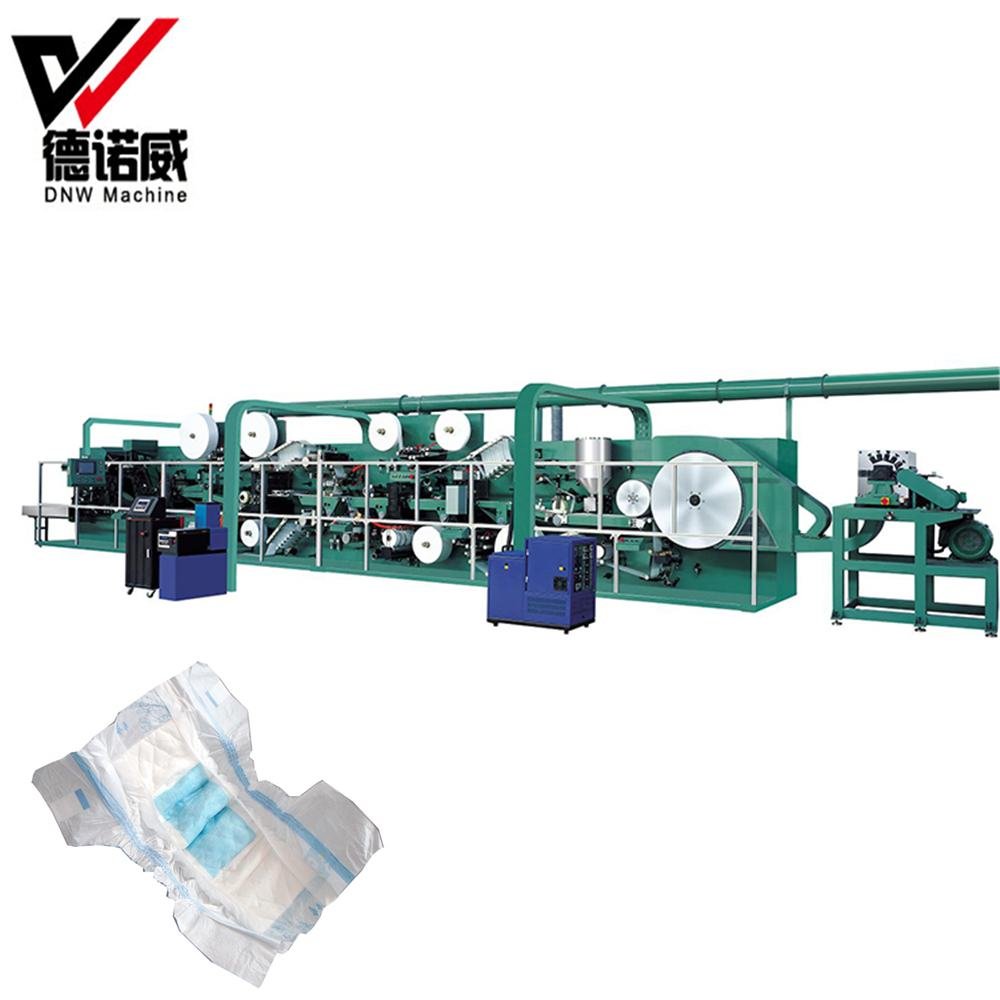 High Performance Baby Diaper Machine Making Fully Automated