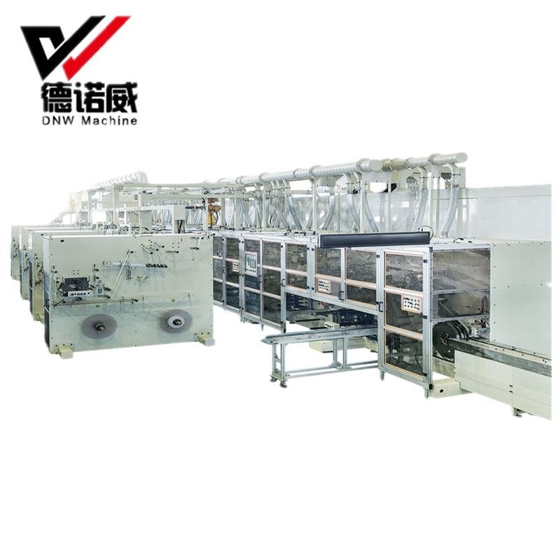 Semi servo sanitary pads making machine