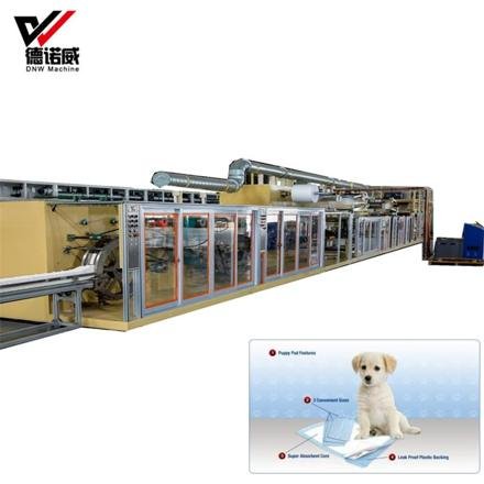 Disposable Under Pad Making Machine with Longitudinal Folding System photo 3