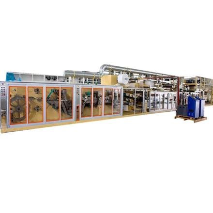 Disposable Under Pad Making Machine with Longitudinal Folding System photo 4