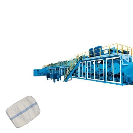 Manufacturer Disposable Ultrasonic Automatic Adult Diapers Making Machine South Africa