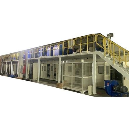 Small Scale Modern Design Disposable Baby Diaper Making Machine photo 2