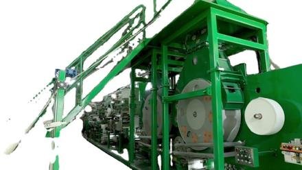 Customized Cheap Ultrasonic Automatic Full Servo Adult Diaper Machine photo 4
