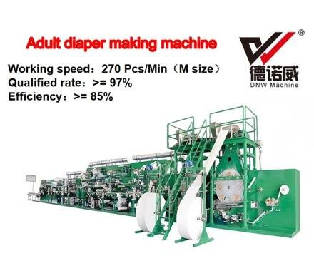 Free Wholesale Customized Breathable Adult Diaper Manufacturering Machinery