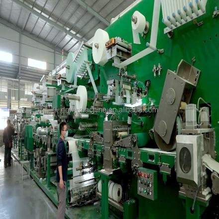 Customized Cheap Ultrasonic Automatic Full Servo Adult Diaper Machine photo 3